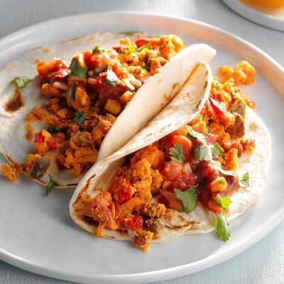 baixa e lenta huevos rancheros