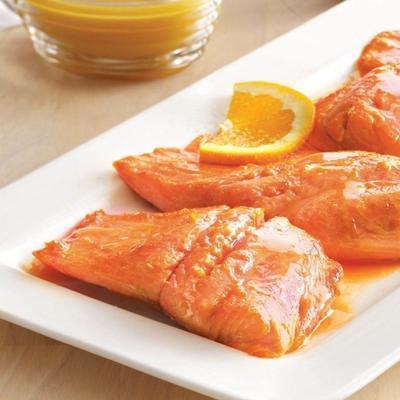 salmão laranja balsâmico