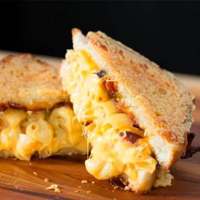 bacon mac e queijo queijo grelhado