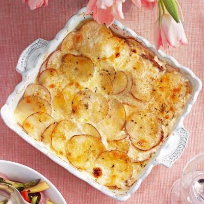 simplesmente batatas gratinados
