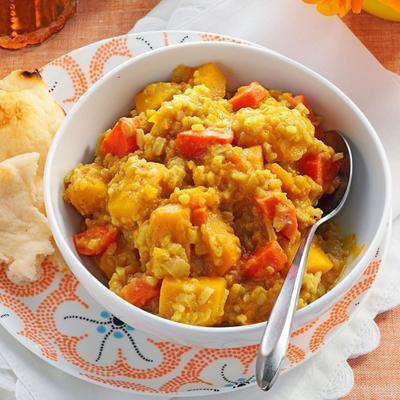 caril de coco butternut lento-fogão