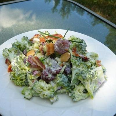 salada de brócolis vermelho