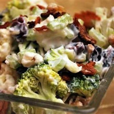 salada de vegetais crus