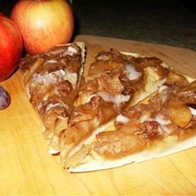torta de pizza de maçã