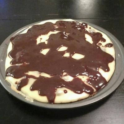 torta de chocolate de caramelo