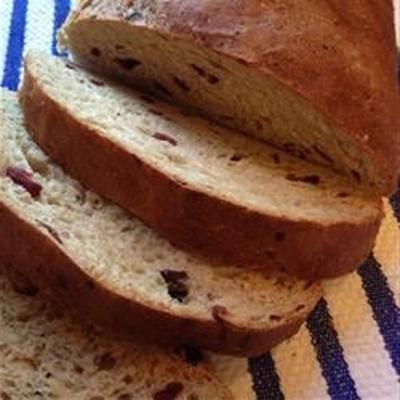 pão de girassol com cranberry