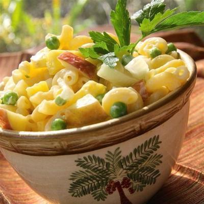 salada de macarrão tropical frio