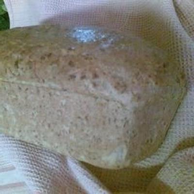 pão de aveia de trigo rachado