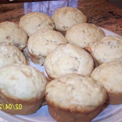 muffins de panqueca de banana