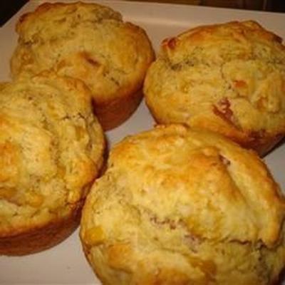 muffins salgados de café da manhã