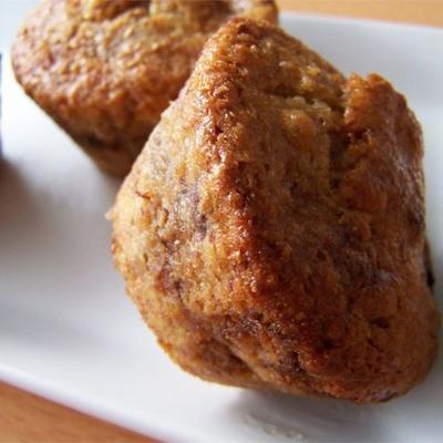 muffins de mirtilo banana vegan