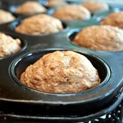 muffins de maçã e aveia