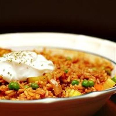 arroz ao curry vegan