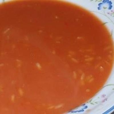 sopa de tomate francês