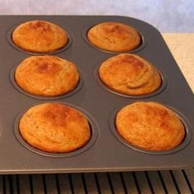 muffins integrais de trigo e nozes