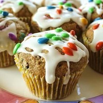 cinco muffins de especiarias