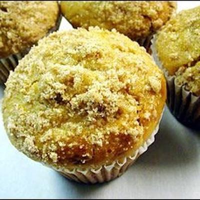 muffins de maçã de noz fofo jumbo