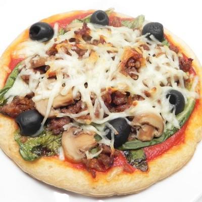 pizza de escarola italiana