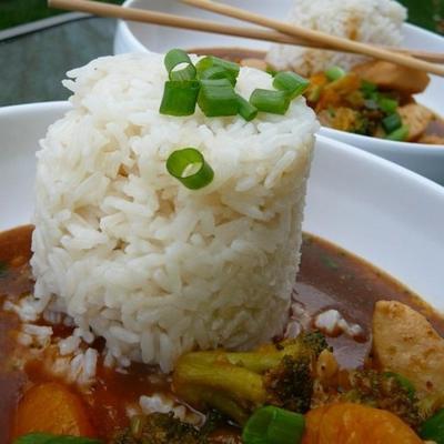 arroz de coco asiático