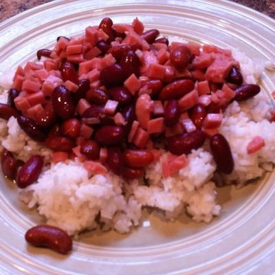 feijão vermelho e arroz com spam®