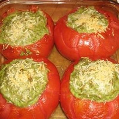 tomates recheados assados ​​de kathy