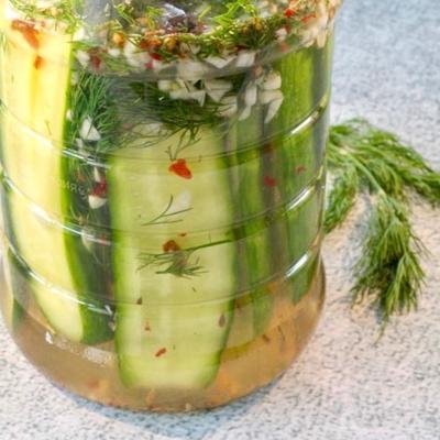 picante dill pickles geladeira