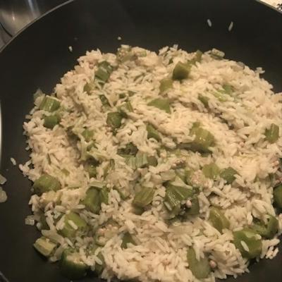 arroz de quiabo