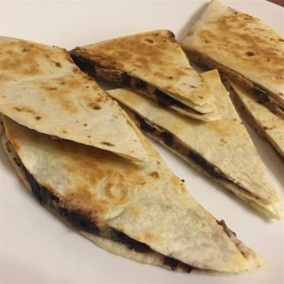 quesadillas de manteiga de amendoim