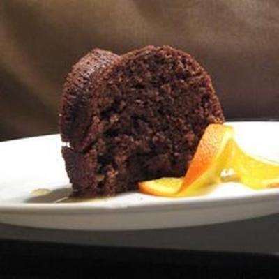 bolo de laranja de chocolate de abobrinha