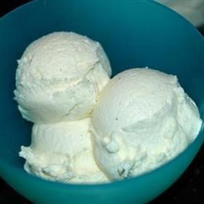 sorvete de baunilha