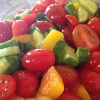 salada de tomate e pimenta