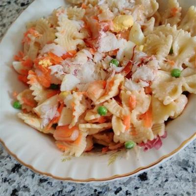salada de frutos do mar macarrão de kahala