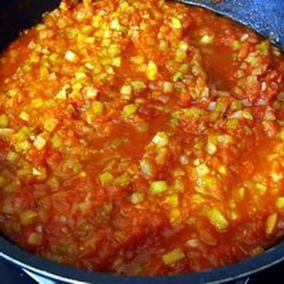 salsa de tomate-aipo