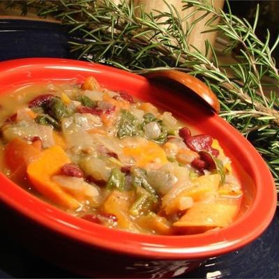 ribollita italiana (sopa de legumes e pão)
