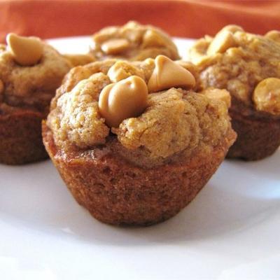 mini muffins de abóbora de caramelo