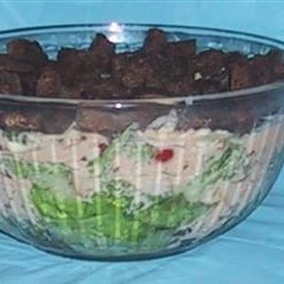 salada de reuben em camadas