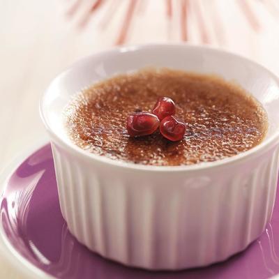 romã creme brulee