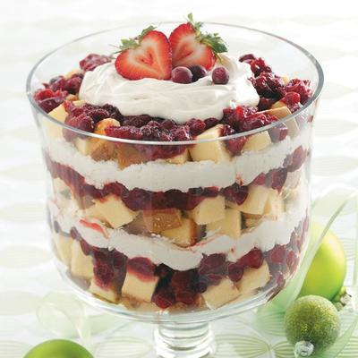 makeover cranberry trifle