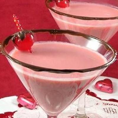 martini de cereja coberto de chocolate