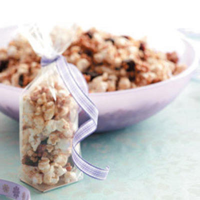 mistura de lanche de pipoca