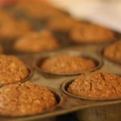 muffins de farelo de roxie