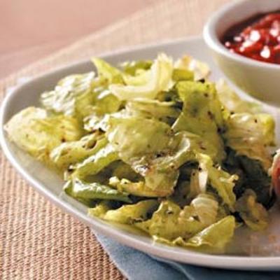 salada de alface romana