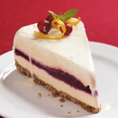 bolo de sorvete de laranja-cereja