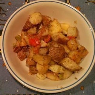 salada de batata assada com vinagrete