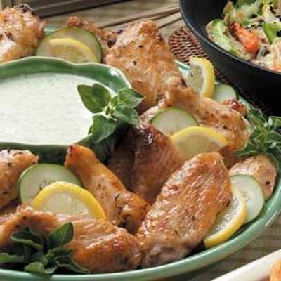 drumettes grego da galinha