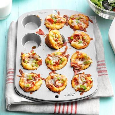 mini torta de pizza