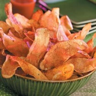chamas de batata ardente