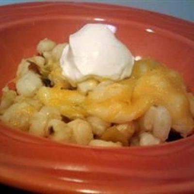 hominy con queso