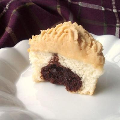 bolinho da massa do brownie = o segundo melhor cupcake. sempre