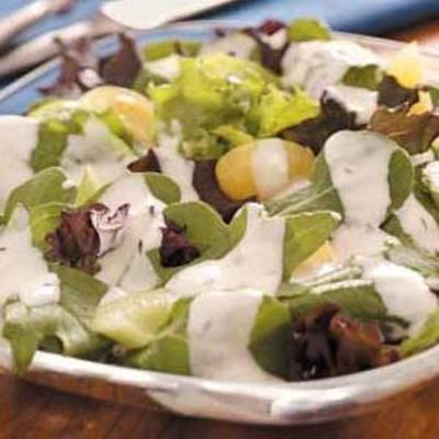 molho de salada de mostarda cremosa de mel